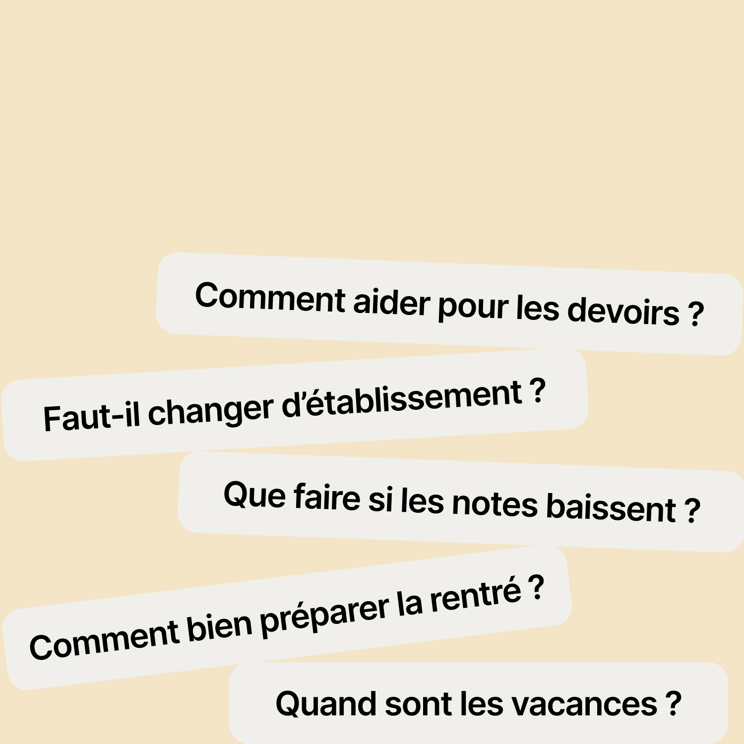 Aperçu du Compagnon Parentis : questions sur l’école